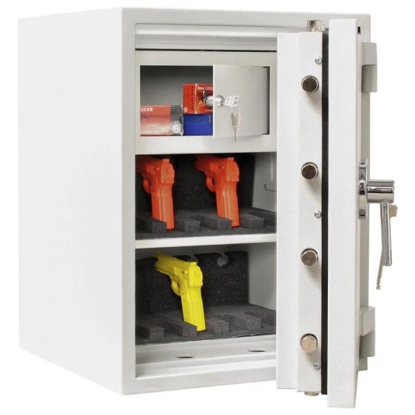 Rottner Wertschutzschrank EN3 Diamant Super Fire DO65 Doppelbartschloss grau T05933